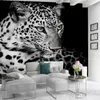 Personnalisé 3d animaux fonds d'écran féroce tacheté tigre salon chambre cuisine décor à la maison peinture murale papier peint moderne mur Co184D