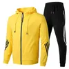 autumn explosive couple wear sports suit mens and womens longsleeved leisure hoodie youth running 240228