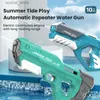 Gun Toys 2023 Nowe wszystkie elektryczne pistolet wodny Summer Automatyczne wchłanianie pistoletu wodne duża pojemność woda na zewnątrz bitwę dziecięcą zabawki L240311