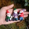 Miniature Garden Gnome Figurines Funny Mini Gnomes Elf Figure Micro Resin Fairy Garden Dwarf Kit for Terrarium Bonsai Decoration 2192W