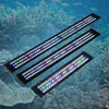 30 45 60 90 120 cm LED impermeabile luce dell'acquario spettro completo per acqua dolce acquario pianta lampada subacquea marina UK EU plug244T