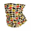 Bandanas Orla Kiely Winter Headband Szyja cieplejsze kobiety mężczyźni rower narciarski szalik Scandinavian Multi-Smed Flower Twarz bandana gaiter