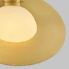 Lampor nyanser modern glas kul pendellamp ledde nordiskt guld hängande belysning planet sovrum sovrummet måne fixtur hem dekoration inomhus ljus l240311