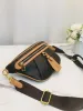 Luxury Designers Waist Bags Classic Brown Flower Style BumBag Handbags High Quality Designer Fanny Pack Purse Crossbody Bag Belt Bag M43644