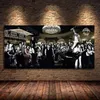 Musik Singer Star Gathering Großes Wohnzimmer Öl Leinwand Gemälde Wandkunst Poster und Drucke für Schlafzimmer Home Decor Unframed253w