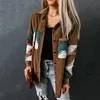 Veste mi-longue pour femme, cardigan d'automne en velours côtelé haut de gamme, style décontracté, vêtements d'extérieur pour femmes