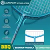 ALP POWER 2PSC/LOT 3U Ultra Lightweight 85G G4 Badminton Racket T700 Attack 100% Full Carbon Training Equipment240311