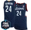 Maillot de basket-ball UConn Huskies Solomon Ball Tristen Newton Donovan Clingan Stephon Castle Alex Karaban Cam Spencer Hassan Diarra Joey Calcaterra Paige Bueckers