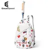 Zaino per racchetta da tennis Greatspeed con scomparto per scarpe da ginnastica Borse sportive a spalla 2 in1 Borsa da tennis per badminton per bambini 240223