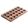 Storage Bottles Egg Holder Fresh Rustic Bins Container Serving Tray Wooden For Household Dining Room Shop Accessories Shelf