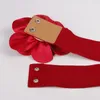 Cinture Vintage Classic Casual Grandi fiori Cintura ampia cintura elastica Cintura in vita Abito da donna Cummerbands