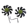 Fans Coolings Computer T129215BU FAN för SAPPHIRE 270X 280X Grafikkort Kylning 4PIN 12V 0,5A DROPSHIP LEVERANDE Datorer Netwo Otcom