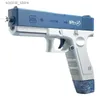 Pistola Giocattoli Pistola ad acqua elettrica a fuoco continuo Pistola ad acqua estiva all'aperto Spiaggia per bambini Giocattolo ad acqua Pistola ad acqua Gioco di combattimento 2024 Nuovo giocattolo Pistola ad acqua L240311