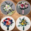 Diğer Sanatlar ve El Sanatları 3D Avrupa Buket Çapraz Dikiş Kiti Hemal Çember Halk Tutma Çiçekleri Bordado Iniante Düğün Dekorasyonu300U