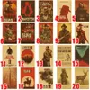 Red Dead Redemption 2 Gioco Poster Home Decor 30x45 cm Retro Big KraftpaperStyle Poster da parete Vintage Internet Cafe Bar Decorazione C235H