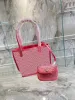 Designers anjou mini tygväskor handväskor 2022 lyx canvas läder axelväskor totes cross body lady moded designer purses sho279u