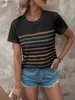 Damska koszulka Summer Kobiet mody mody T-shirt T-shirt świąteczne Topy 5xl 3D Print Shirt HARAJUKU FE SHIRT LUSE SET GŁOWA KRÓTKA STAŁA ZAWIETA 240311