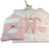 Modna śpiwór dla niemowląt, jesienna i zimowa ubrania dla dzieci, kombinezon dla dzieci, zagęszczony nowonarodzony ciepło, zestaw kombinezonu dla dzieci 5 sztukm001