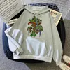 Sweats à capuche pour femmes Champignons magiques Alien Femmes Kawaii 2024 Gothique Hiver Hoddies Vêtements Femme Capuche