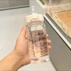 Tumblers bonito padrão criativo garrafa de água portátil desenho animado trabalhando urso bebendo copo de suco à prova de vazamento