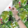 LUKCYYJ Papier peint à décoller et à coller Jungle tropicale autocollant mural autocollant salon chambre imperméable amovible papier peint 268K