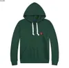 Hoodies Projektanci mody sweter ralphs polos męskie koszulki tee topy man S zwykłe litera klatki piersiowej luksusowe ubrania