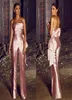 2020 Moda Macacão Vestidos de Noite Para Mulheres Calças SuitSatin Ruffles Big Bow Vestidos de Noite Custom Made Simples Prom Dress3715768