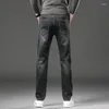 Men's Jeans 2024 Fashion Spring Straight Baggy Soft Stretch Casual Business Brand Male Clothes Denim Trousers