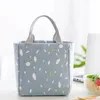 Bottiglie di stoccaggio Borsa termica per il pranzo Borse di stoffa con organizzatore di design con coulisse per bocca per viaggi, lavoro, campeggio e picnic