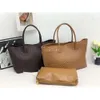 Venata Handbag Basket Shopping New One Large Classic 2024 Tote Sided Cabat Capace Totes Bag