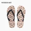 whereisart 3D Horse Print Woman Summer Flip Flops Casual Beach Slippers Sandal Flipflop For Women Slippers Female Rubber Shoes F9Rz#