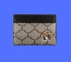 Nouveau design populaire European Men039s en cuir portefeuilles supports de cartes imprimées abeilles Tiger Snake Mens Small Credit Card Wallets8916309