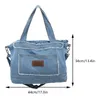 Tasche Jean Umhängetasche Mode Denim Beutel Große Kapazität Multifunktionale Retro Vielseitige Satchel