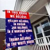 30*40 cm Trump Garden Flags 2024 Campaign Banner Flax Double Printing Trump Flag DHL Gratis leverans 2024311