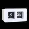 Unik retro Auto Flip Clock Cube Desk Table Wall Kitchen Simple Modern Design294Z