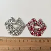 25pcs Fix Crystals lips Motifs Heat Transfer Rhinestones Motifs Crystal Strass Stones Applique Patches For Wedding Clothing Sh264e