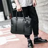 Factory whole men bag multifunctional man portable computer bags simple bulk leather briefcase business trend all-match leisur2909