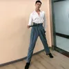 Stage Wear Latin Dance Adult Men'S Top Training Suit National Standard Modern Men Long Sleeved Shirt Chacha DQS15574