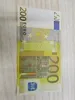 Copie d'argent Euro 1:2 billets de banque Collection américaine réel 10 faux 20 100 200 pièces étrangères monnaie 50 taille Dollar Toke Ldhil Qlalu