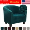 1PC PLUSH ELASTISK NON-SLIK SOFA FONSCHAIR SEAT COVER Protector Washable Möbler Slipcover Stretch Fåtölj Covers169o