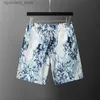 Mäns badkläder Nya herrdesigner Simning Trunks Fashion Water Reactive Swim Snabbtorkning Badkläder Shorts Sommarbaddräkt Beachwear Board L240312