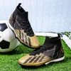 Hommes chaussures de football haute cheville bottes de football formation Sport Futsal crampons confortables FGTF Match baskets de qualité supérieure doux 240228