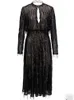 Casual Dresses Elegant Sequins Evening Gown Women Sexy Backless Long Party Tassel Even Robe Femme Formal Vestido