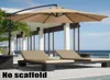 Hyzthstore 2m Parasol Patio Sunshade Paraply Cover For Courtyard Swimming Pool Beach Pergola Waterproof Outdoor Garden Canopy Sun3939793