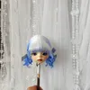 1/8 1/6 1/4 1/3 1/12 BJD Doll HairカラフルなウィッグプリンセスドールOB11偽ヘアウィッグカスタマイズ240308