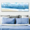 ウォールアートの写真ピンクの雲の海の絵画ポスターとリビングルームの風景の写真を印刷現代アート238