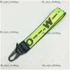 Offs White Keychain Lanyards Fashion Off White Keychain Key Chain Transparent Rubber Jelly Letter Print Män kvinnor Canvas Camera Pendant Offs White Belt 272