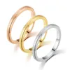 Fashionabla Titanium Steel Non Fading Nisch Sky Star Ring for Women Japan Korea Vegetarian Ring Rostfritt stål smycken