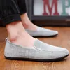 Casual Shoes Loafers Men Slip-On Lightweight Men's Canvas Summer Fashion Versatile One Step Lazy Driving Man