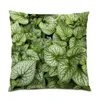 Pillow Real S Tropical Plants Cover 45x45 Velvet Living Room Decoration Colorful Sofa Throw Covers Flowers Bed E1371